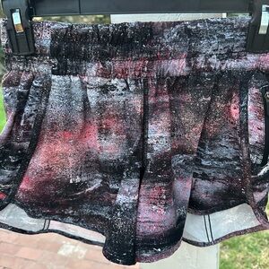 Lululemon Athletica Black and Pink Athletic Shorts